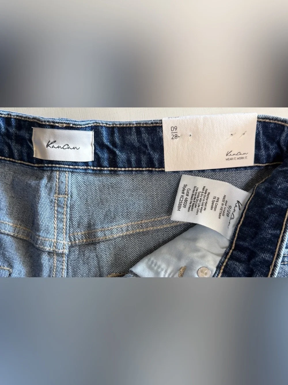 KanCan denim cutoff
